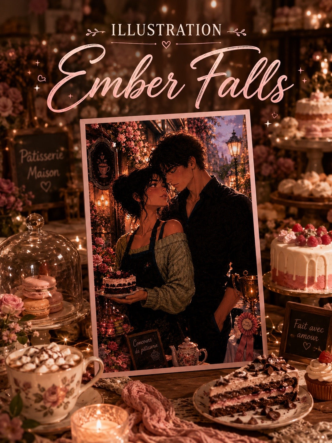 Illustration Ember Falls – Romance cosy