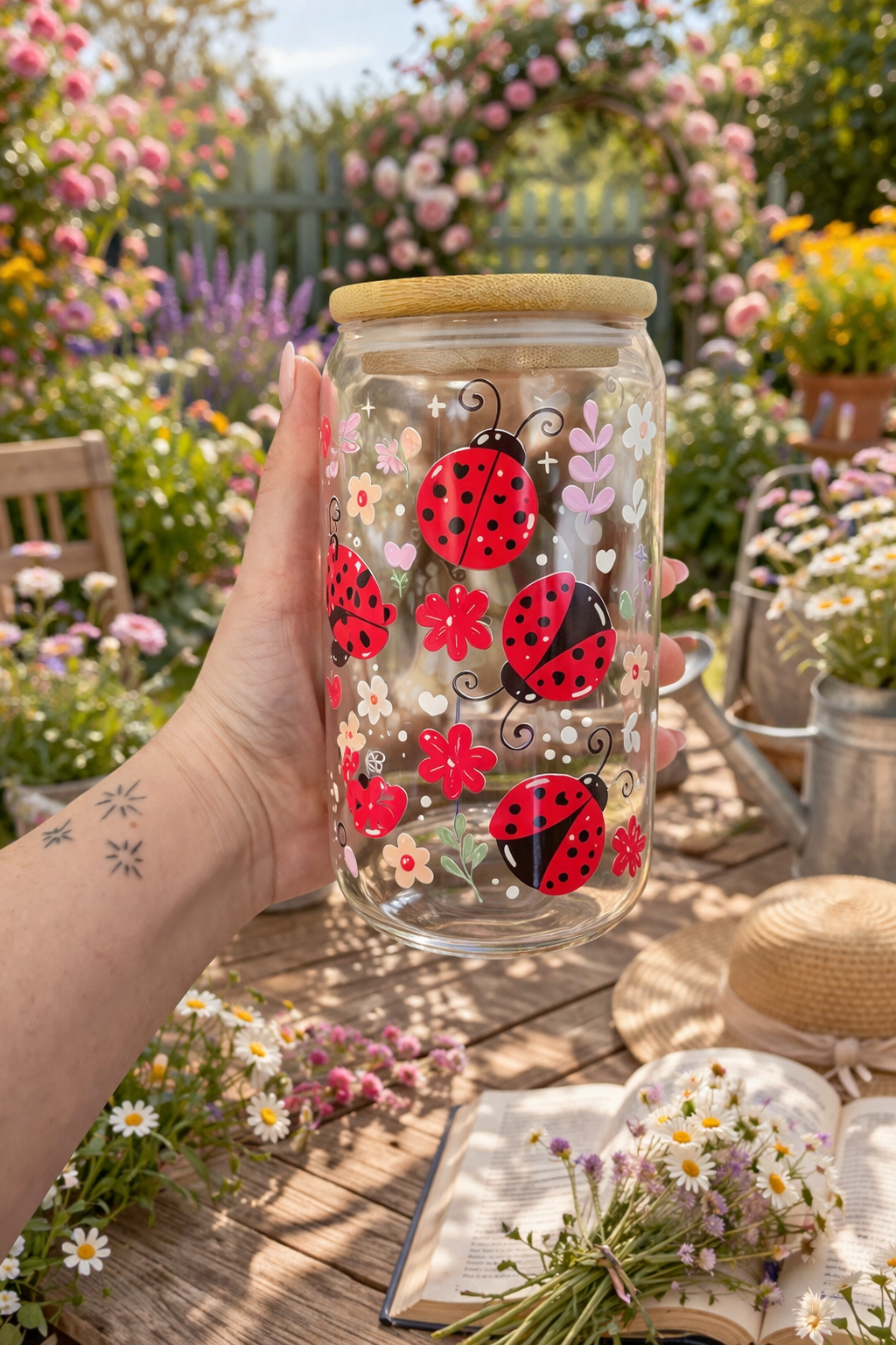 Cup Coccinelle & Jardin 🌸🐞
