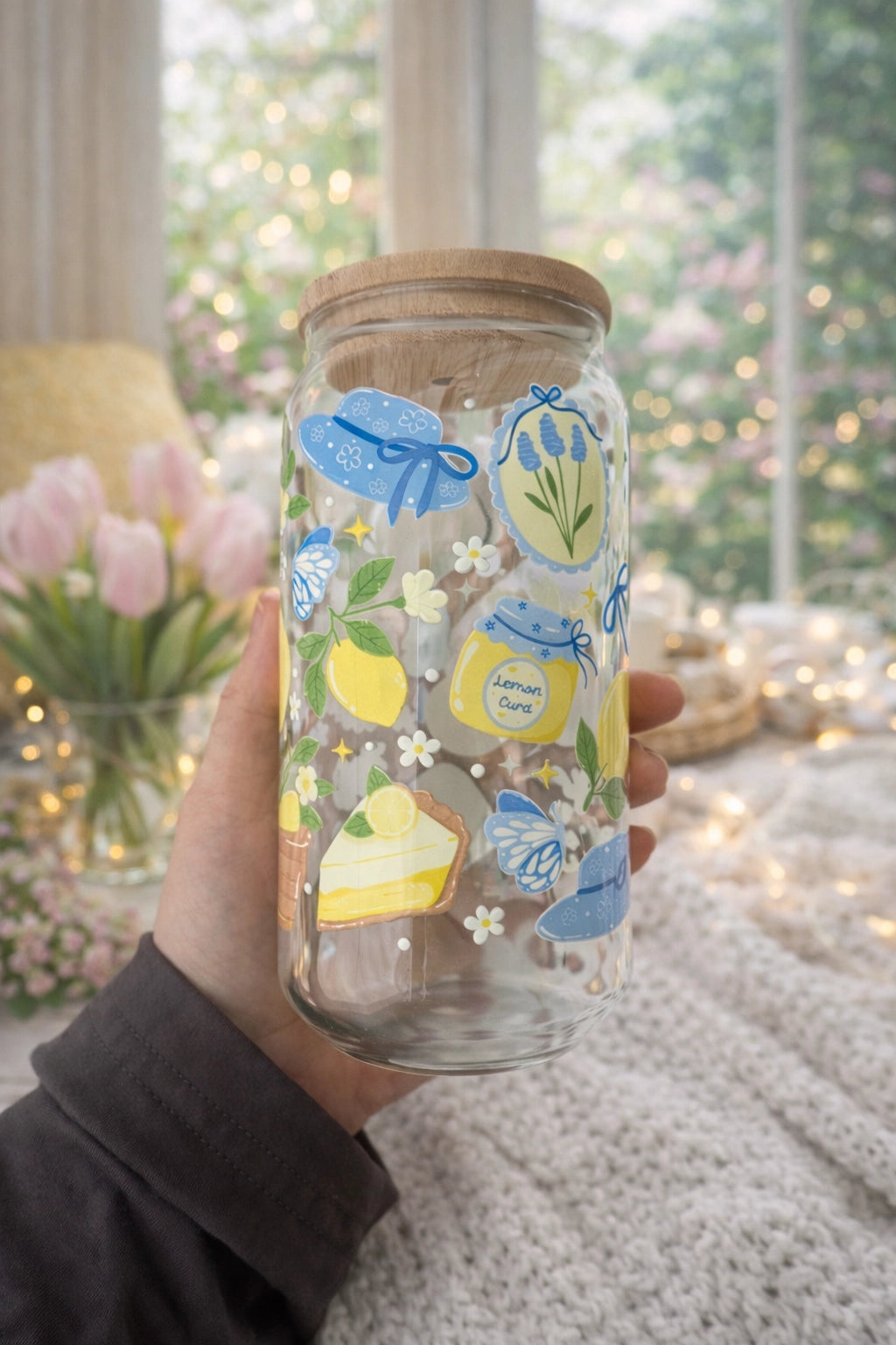 Cup en verre Lemon Cottage